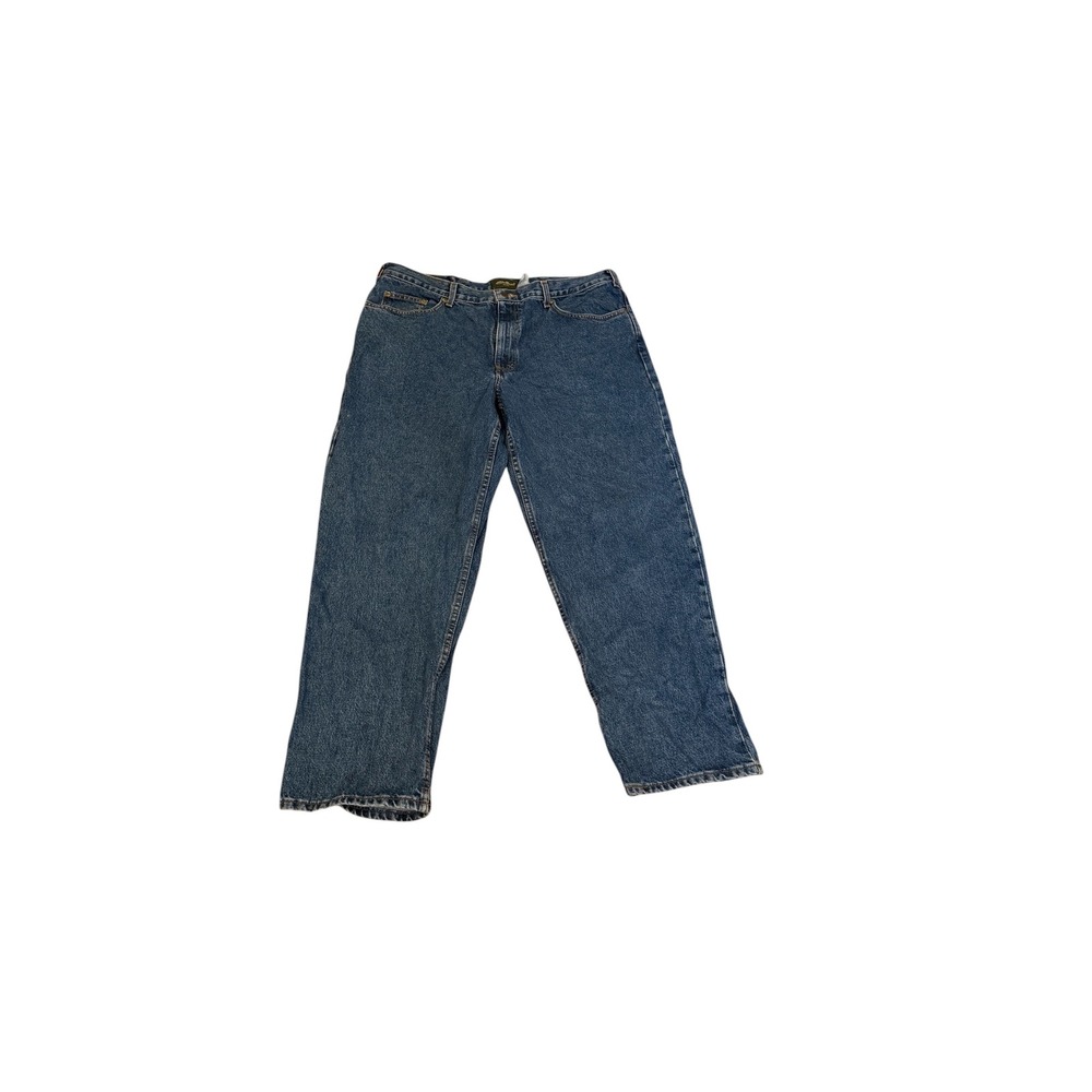 Vtg Eddie Bauer Relaxed Fit Mens Jeans 40x30 Medium Wash Blue Denim Straight Leg